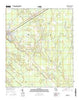 Ludowici Georgia Current topographic map, 1:24000 scale, 7.5 X 7.5 Minute, Year 2014