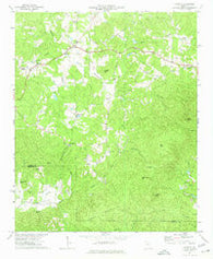 Ludville Georgia Historical topographic map, 1:24000 scale, 7.5 X 7.5 Minute, Year 1972