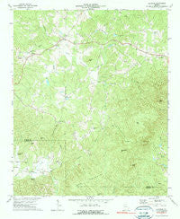 Ludville Georgia Historical topographic map, 1:24000 scale, 7.5 X 7.5 Minute, Year 1972
