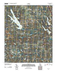 Luella Georgia Historical topographic map, 1:24000 scale, 7.5 X 7.5 Minute, Year 2011