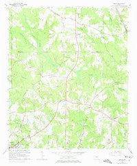 Luella Georgia Historical topographic map, 1:24000 scale, 7.5 X 7.5 Minute, Year 1964