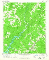 Lula Georgia Historical topographic map, 1:24000 scale, 7.5 X 7.5 Minute, Year 1964