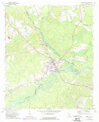 Lumber City Georgia Historical topographic map, 1:24000 scale, 7.5 X 7.5 Minute, Year 1971