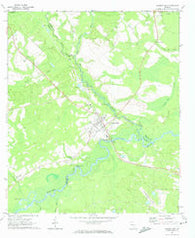 Lumber City Georgia Historical topographic map, 1:24000 scale, 7.5 X 7.5 Minute, Year 1971