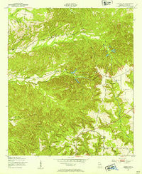 Lumpkin SW Georgia Historical topographic map, 1:24000 scale, 7.5 X 7.5 Minute, Year 1950