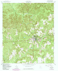 Lumpkin Georgia Historical topographic map, 1:24000 scale, 7.5 X 7.5 Minute, Year 1955