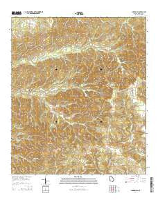 Lumpkin SW Georgia Current topographic map, 1:24000 scale, 7.5 X 7.5 Minute, Year 2014