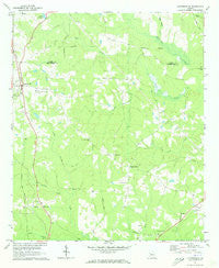 Luthersville Georgia Historical topographic map, 1:24000 scale, 7.5 X 7.5 Minute, Year 1971
