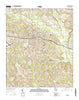 Lyons Georgia Current topographic map, 1:24000 scale, 7.5 X 7.5 Minute, Year 2014