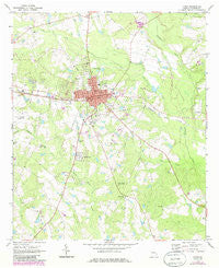Lyons Georgia Historical topographic map, 1:24000 scale, 7.5 X 7.5 Minute, Year 1970