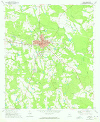 Lyons Georgia Historical topographic map, 1:24000 scale, 7.5 X 7.5 Minute, Year 1970