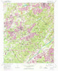 Mableton Georgia Historical topographic map, 1:24000 scale, 7.5 X 7.5 Minute, Year 1954