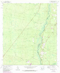 Macclenny NE Georgia Historical topographic map, 1:24000 scale, 7.5 X 7.5 Minute, Year 1972