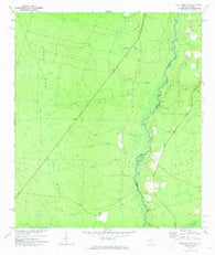 Macclenny NE Georgia Historical topographic map, 1:24000 scale, 7.5 X 7.5 Minute, Year 1972