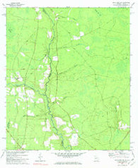 Macclenny NW Georgia Historical topographic map, 1:24000 scale, 7.5 X 7.5 Minute, Year 1972