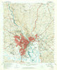Macon Georgia Historical topographic map, 1:62500 scale, 15 X 15 Minute, Year 1956
