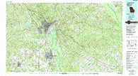 Macon Georgia Historical topographic map, 1:100000 scale, 30 X 60 Minute, Year 1978