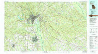 Macon Georgia Historical topographic map, 1:100000 scale, 30 X 60 Minute, Year 1978