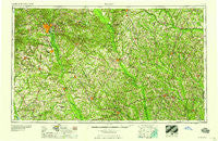Macon Georgia Historical topographic map, 1:250000 scale, 1 X 2 Degree, Year 1958