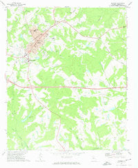 Madison Georgia Historical topographic map, 1:24000 scale, 7.5 X 7.5 Minute, Year 1972