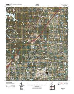 Madras Georgia Historical topographic map, 1:24000 scale, 7.5 X 7.5 Minute, Year 2011