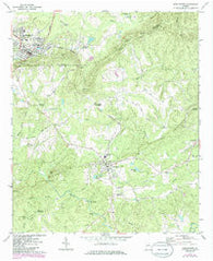 Manchester Georgia Historical topographic map, 1:24000 scale, 7.5 X 7.5 Minute, Year 1971