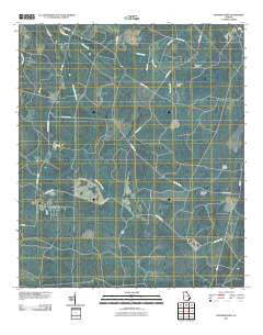 Manningtown Georgia Historical topographic map, 1:24000 scale, 7.5 X 7.5 Minute, Year 2011