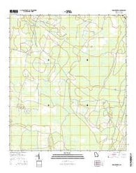 Manningtown Georgia Current topographic map, 1:24000 scale, 7.5 X 7.5 Minute, Year 2014