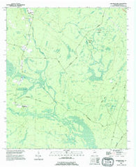 Manningtown Georgia Historical topographic map, 1:24000 scale, 7.5 X 7.5 Minute, Year 1988