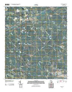 Manor Georgia Historical topographic map, 1:24000 scale, 7.5 X 7.5 Minute, Year 2011