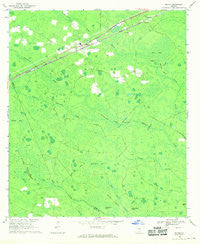 Manor Georgia Historical topographic map, 1:24000 scale, 7.5 X 7.5 Minute, Year 1968