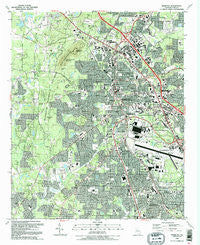 Marietta Georgia Historical topographic map, 1:24000 scale, 7.5 X 7.5 Minute, Year 1992