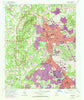 Marietta Georgia Historical topographic map, 1:24000 scale, 7.5 X 7.5 Minute, Year 1954