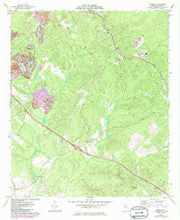Marion Georgia Historical topographic map, 1:24000 scale, 7.5 X 7.5 Minute, Year 1973