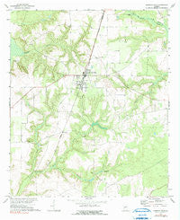 Marshallville Georgia Historical topographic map, 1:24000 scale, 7.5 X 7.5 Minute, Year 1972