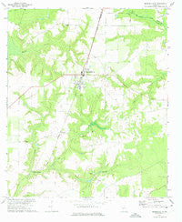Marshallville Georgia Historical topographic map, 1:24000 scale, 7.5 X 7.5 Minute, Year 1972