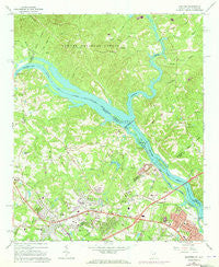 Martinez Georgia Historical topographic map, 1:24000 scale, 7.5 X 7.5 Minute, Year 1964