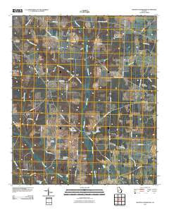 Martins Crossroads Georgia Historical topographic map, 1:24000 scale, 7.5 X 7.5 Minute, Year 2011