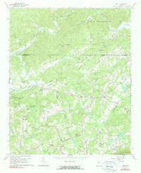 Matt Georgia Historical topographic map, 1:24000 scale, 7.5 X 7.5 Minute, Year 1964