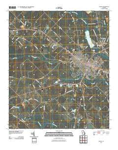 McRae Georgia Historical topographic map, 1:24000 scale, 7.5 X 7.5 Minute, Year 2011