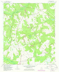 Mc Bean Georgia Historical topographic map, 1:24000 scale, 7.5 X 7.5 Minute, Year 1964