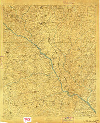 Mc Cormick South Carolina Historical topographic map, 1:125000 scale, 30 X 30 Minute, Year 1892