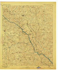 Mc Cormick South Carolina Historical topographic map, 1:125000 scale, 30 X 30 Minute, Year 1912