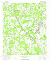 Mc Donough Georgia Historical topographic map, 1:24000 scale, 7.5 X 7.5 Minute, Year 1964