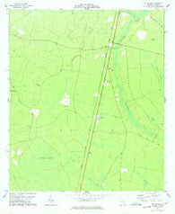 Mc Kinnon Georgia Historical topographic map, 1:24000 scale, 7.5 X 7.5 Minute, Year 1978