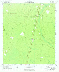 Mc Kinnon Georgia Historical topographic map, 1:24000 scale, 7.5 X 7.5 Minute, Year 1978