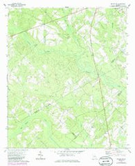 Mc Rae NW Georgia Historical topographic map, 1:24000 scale, 7.5 X 7.5 Minute, Year 1972