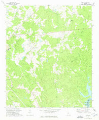 Meda Georgia Historical topographic map, 1:24000 scale, 7.5 X 7.5 Minute, Year 1972