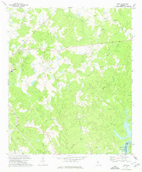 Meda Georgia Historical topographic map, 1:24000 scale, 7.5 X 7.5 Minute, Year 1972