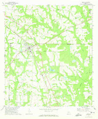 Meigs Georgia Historical topographic map, 1:24000 scale, 7.5 X 7.5 Minute, Year 1971